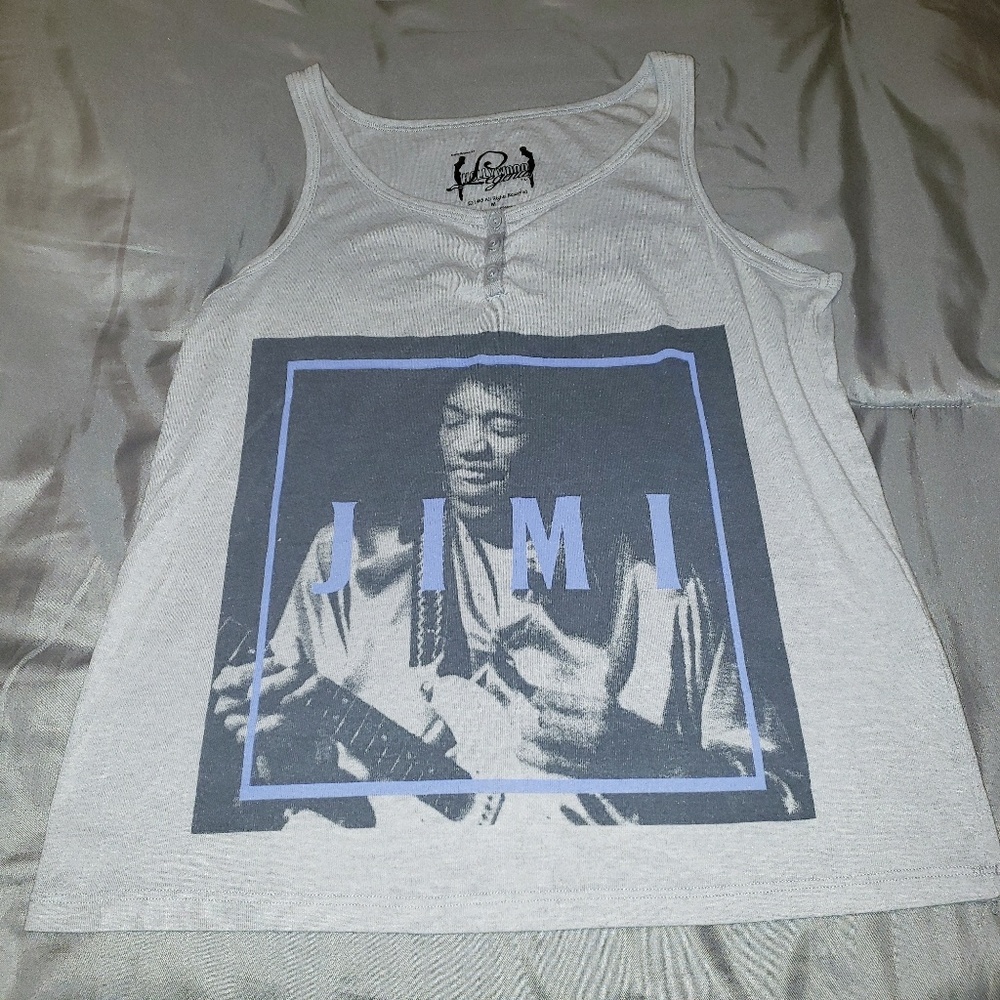 Jimi Hendrix graphic tank top EUC
